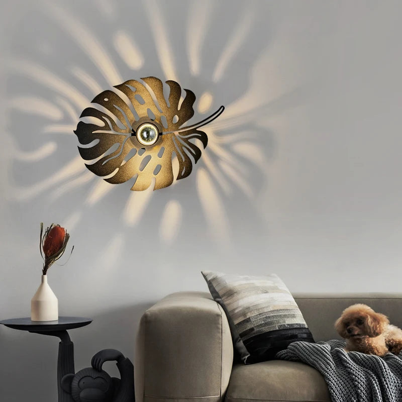 applique murale nordique en fer à led décorative pour intérieur élégant - vue 4 sur 20