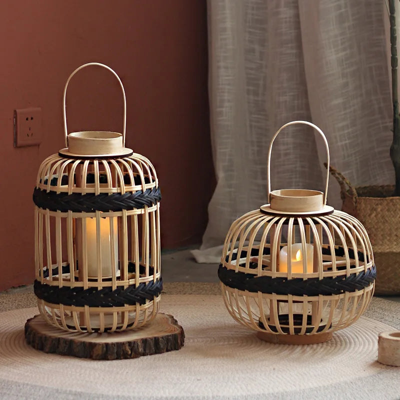 Lampe chandelier romantique aux chandelles - vue 4 sur 10