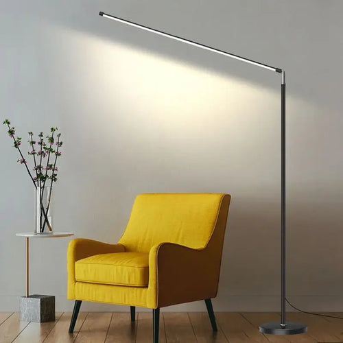 Minimalisme lampadaire LED Super lumineux lampe de lecture salon chambre chevet lampe verticale sol Piano luminaire