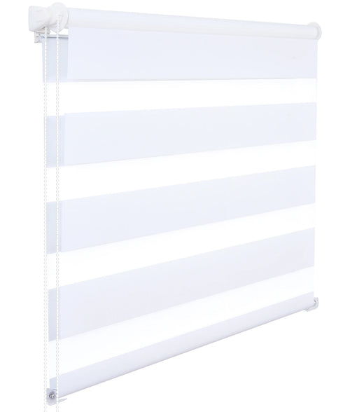 Store enrouleur double couche translucide pour salon chambre