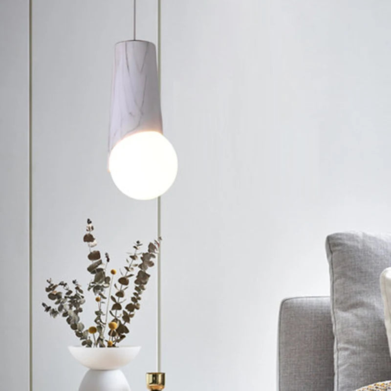 Nordique simple chambre chevet lustre intérieur foyer restaurant bar luminaria Simple lustre décoration de la maison salon suspension - vue 4 sur 8