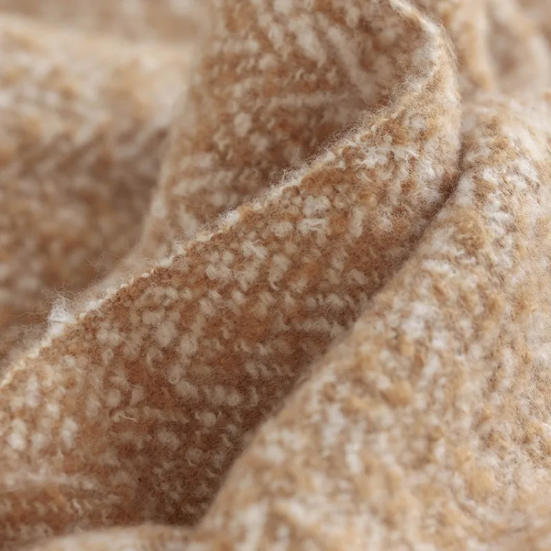 plaid tricot style americain europeen decor salon chambre - vue 3 sur 6