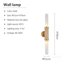 applique murale led minimal en fer