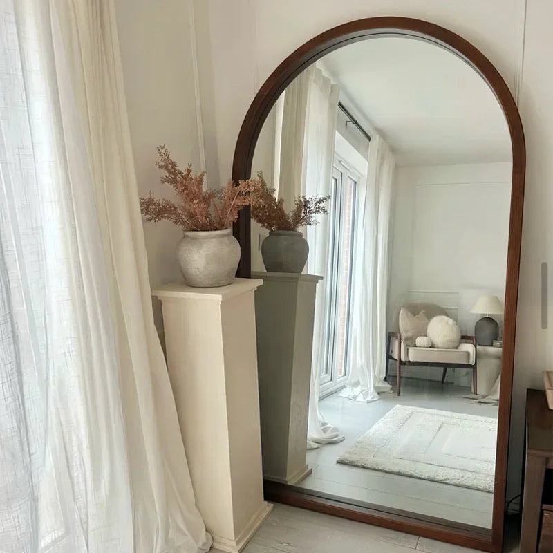 miroir décoratif circulaire pour une ambiance bohème élégante - vue 5 sur 9