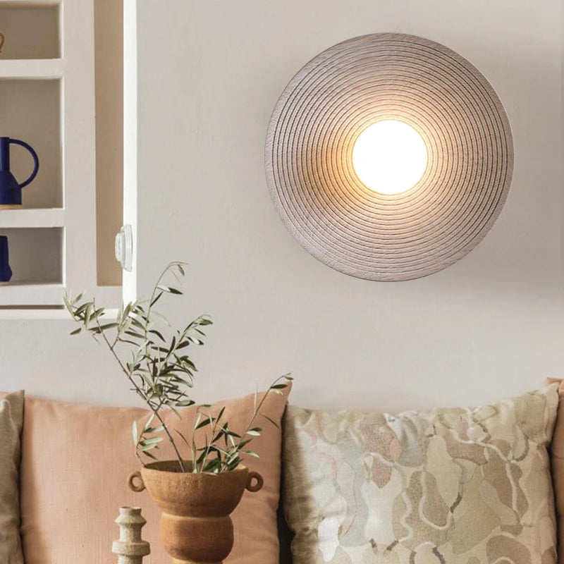 SANDYHA nordique rétro bois appliques chevet étude couloir fond TV Art maison intérieur décor luminaires - vue 3 sur 10