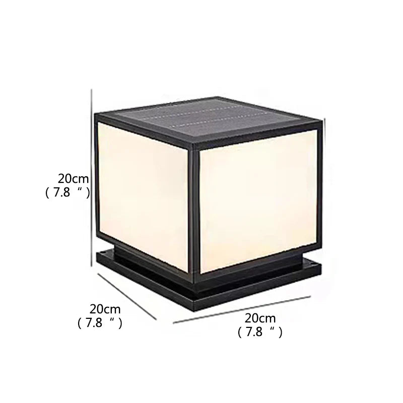 lampadaire d'extérieur vintage étanche moderne pour jardin et terrasse - vue 13 sur 14