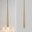 suspensionCône LED lampe Long Tube bulle acrylique