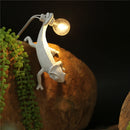 veilleuse lézard nordique lampe décorative moderne en résine