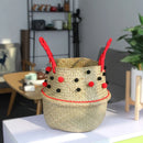 panier en osier tressé pour rangement et décoration polyvalente