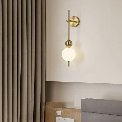 applique murale led créative en forme de boule décorative pour la maison