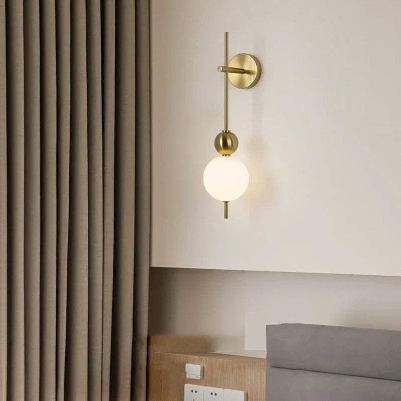 applique murale led créative en forme de boule décorative pour la maison - vue 5 sur 10