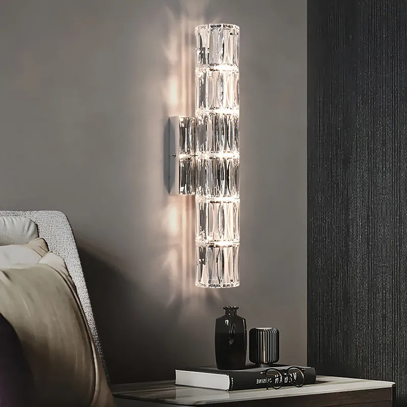 Applique murale luxe cristal villa haut gamme - vue 3 sur 9