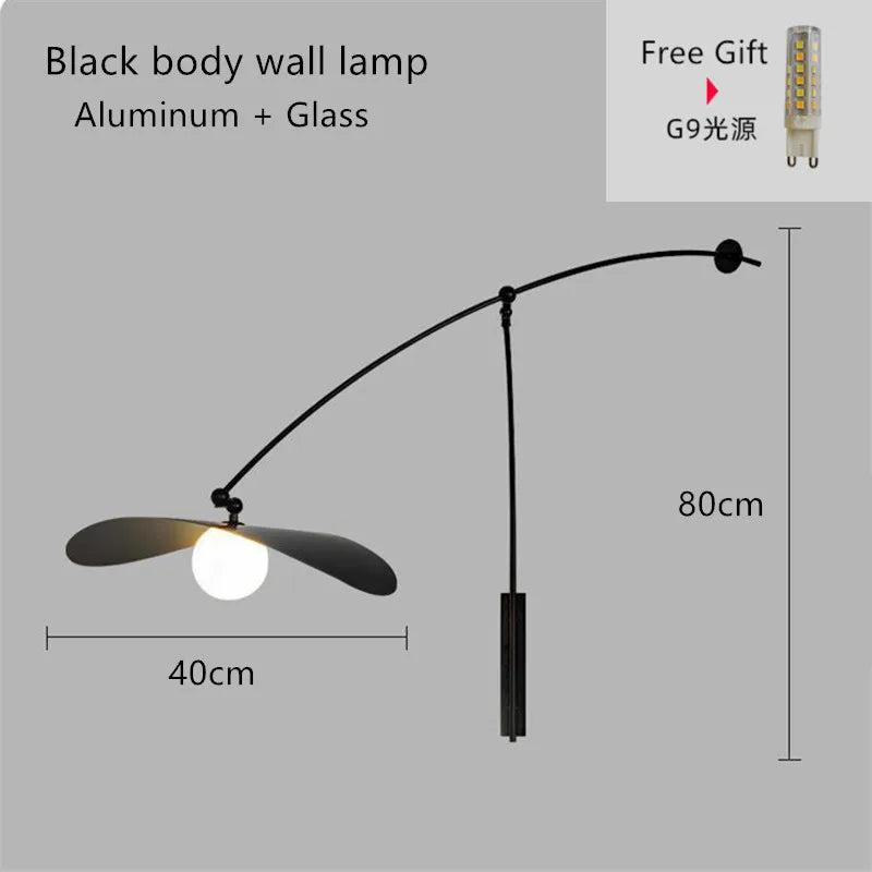 Lampadaire LED de pêche au design minimaliste moderne