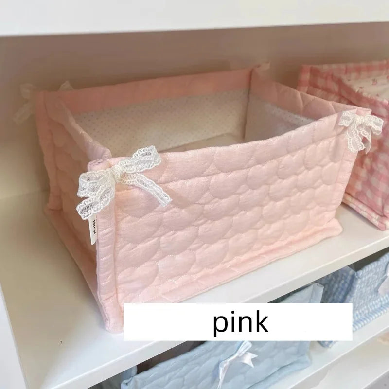 panier de rangement carré mignon pour décoration maison - vue 13 sur 13