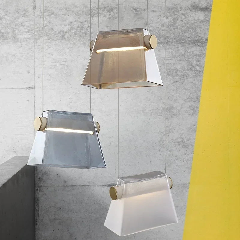lampe de chevet créative en verre design nordique - vue 6 sur 13