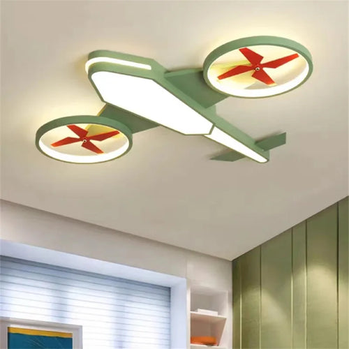 plafonnier avion nordique décoration intérieure lumière dimmable pour enfants