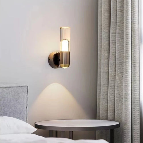 applique murale mini en acrylique transparent style 	 luminaire