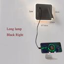 lampe de chevet murale led avec port usb et interrupteur rotatif