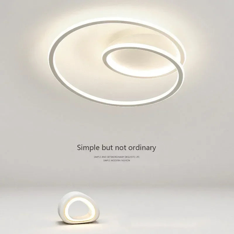 LED moderne Simple plafonnier allée Lustre pour salon salle à manger étude chambre décoration de la maison intérieur luminaire Lustre - vue 6 sur 20