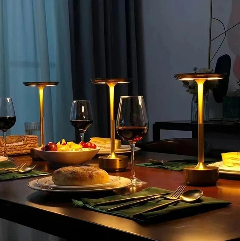 lampe de table rechargeable avec gradation d'atmosphère pour restaurant et bar - vue 4 sur 11