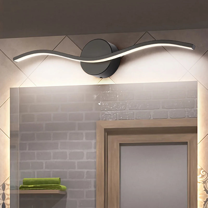 applique murale led moderne en aluminium pour éclairage intérieur
