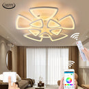 Nordique LED salon plafonnier chambre plafond lustre cuisine carré plafonnier salle à manger lustre lumières intérieures