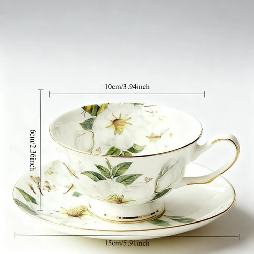tasse à thé céramique style champêtre vintage européen