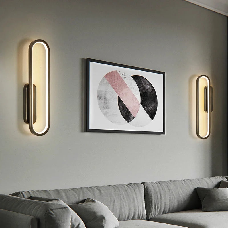 applique moderne nordique en cuivre luxe led décoratif - vue 5 sur 8