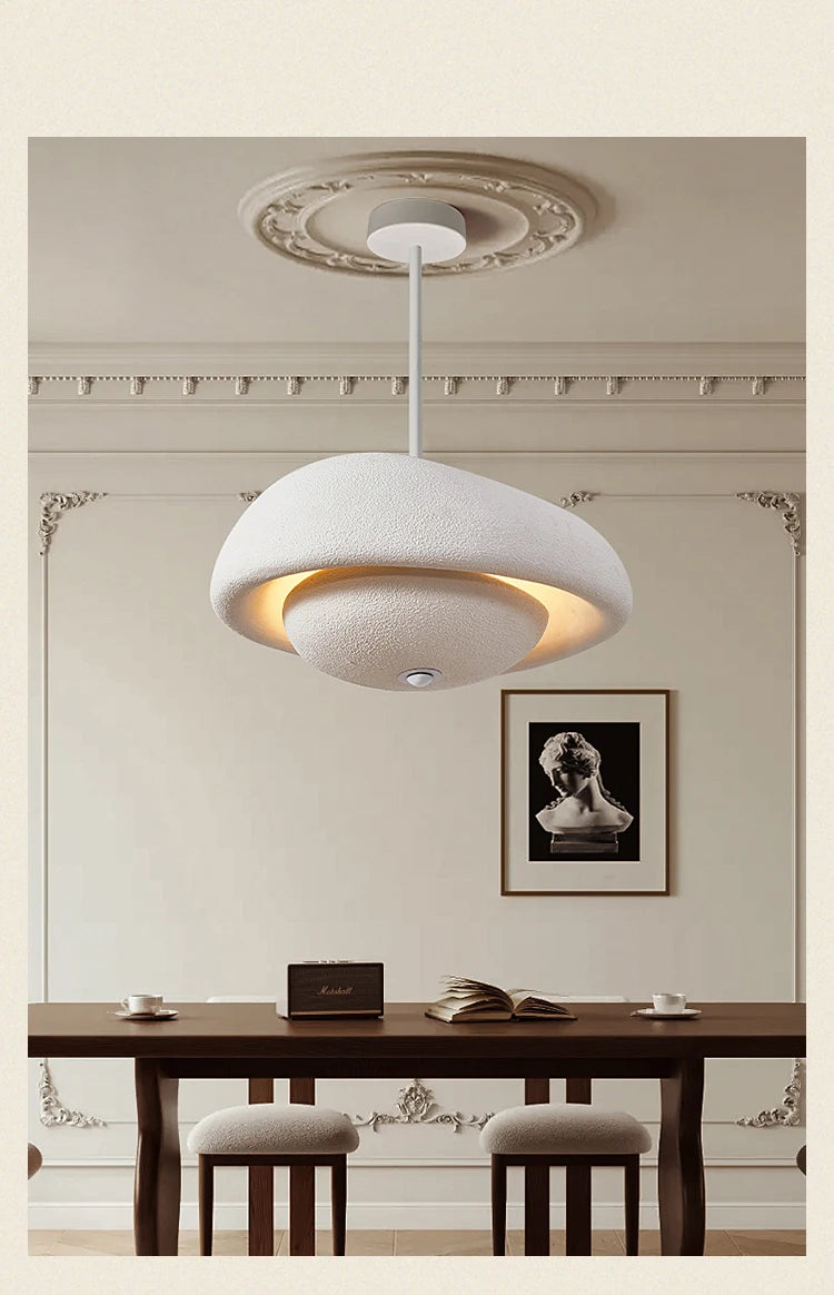 lustre moderne wabi-sabi design pour atmosphère créative et décorative - vue 6 sur 8