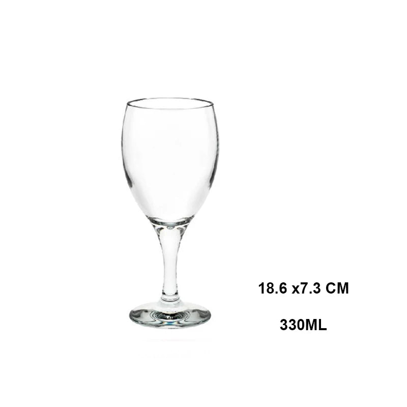Verres à vin incassables sans pied élégants réutilisables
