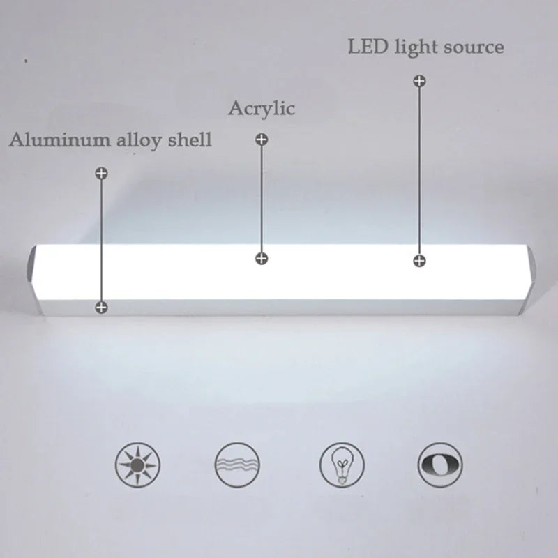 Applique murale LED pour miroir - vue 5 sur 6