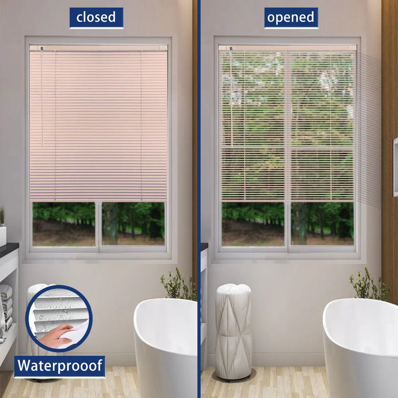 Store vénitien aluminium sur mesure sans perçage cuisine