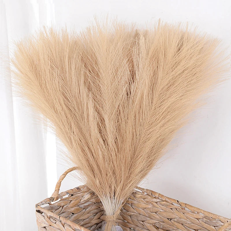 lot de 10 bouquets dherbe de pampa artificielle pour décoration intérieure - vue 4 sur 17