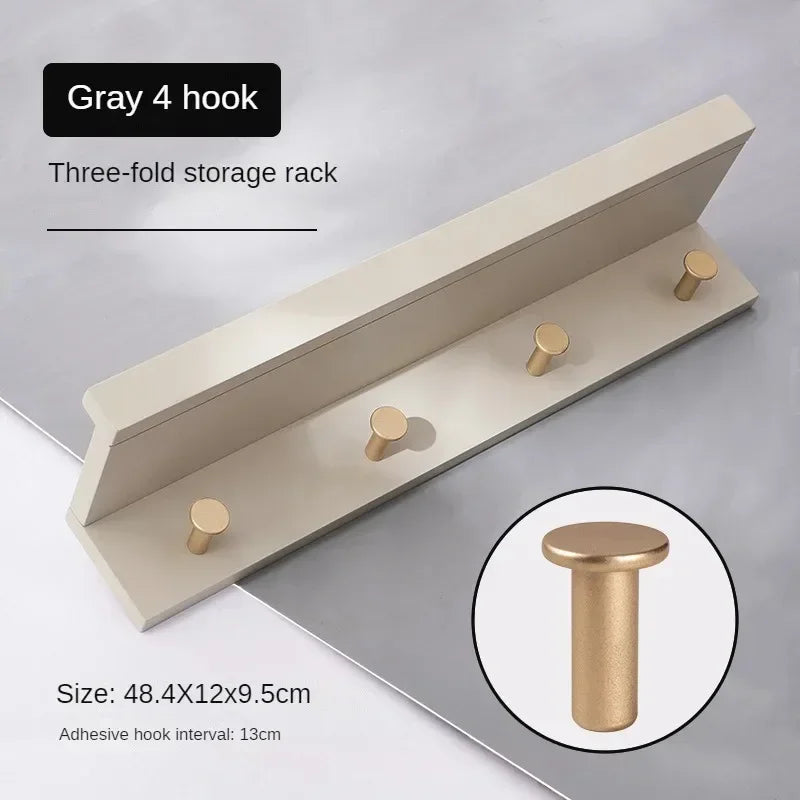 porte-manteau mural en bois pour rangement créatif et pratique - vue 9 sur 15
