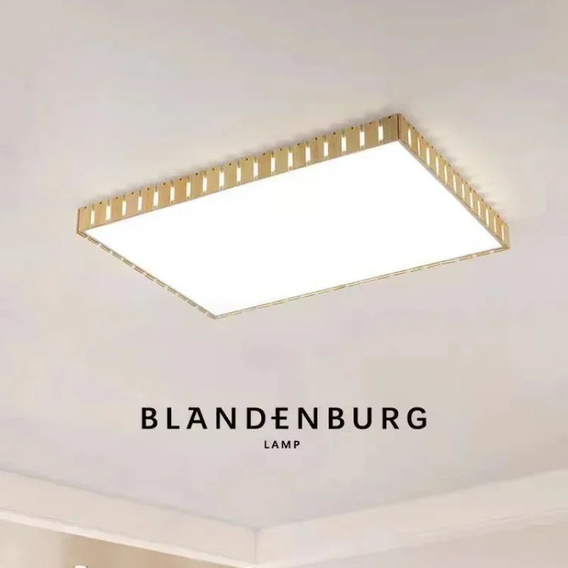 Plafonnier rond Tatami chambre principale lumière lampes d'étude de salon simples - vue 4 sur 5