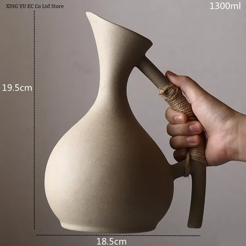 Bouteille en céramique avec filtre grande capacité domestique