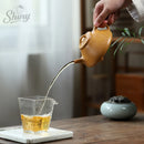 théière artisanale argile violette style shipiao kung fu