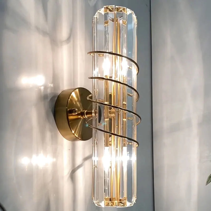 applique murale led cristal post-moderne simple décorative - vue 5 sur 7