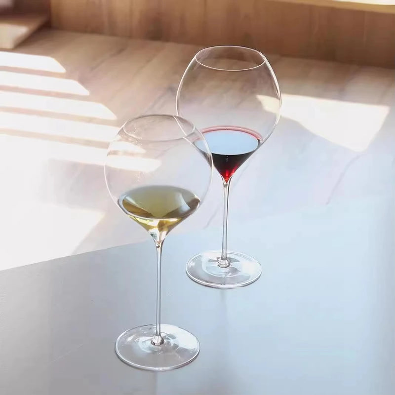 Verres vin cristal ultra fins 500ml élégants bar