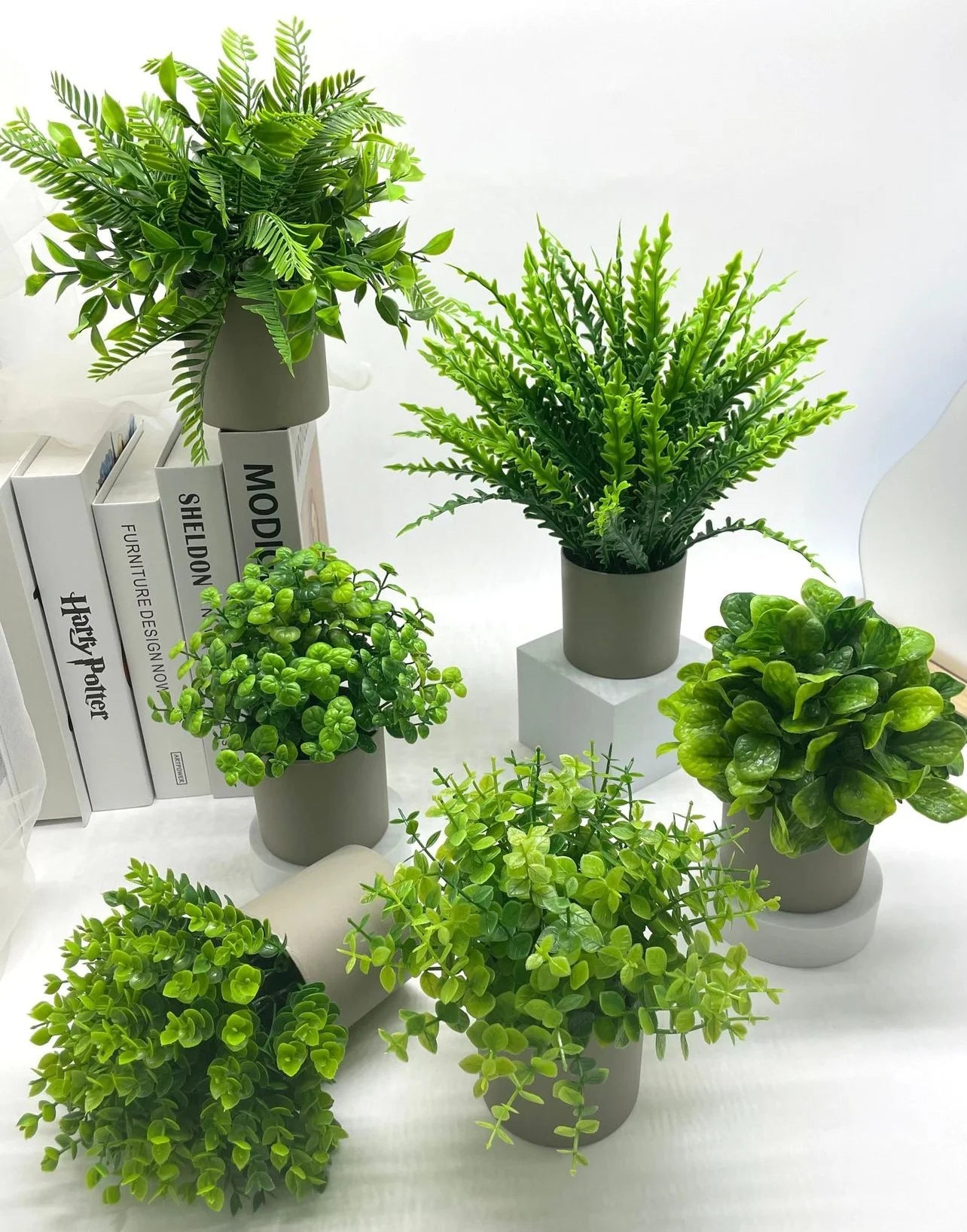 plantes artificielles bonsaï décorations de bureau et jardin - vue 3 sur 11