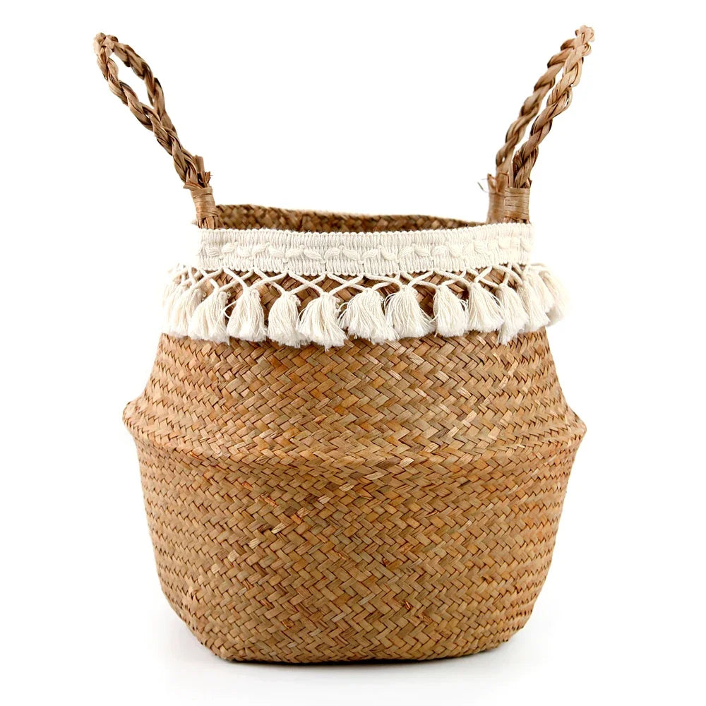 panier en osier tressé pour rangement et décoration polyvalente - vue 15 sur 18