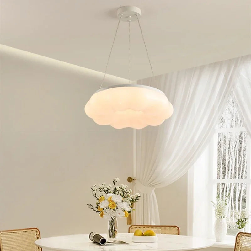 plafonnier led moderne en forme de nuage décoratif intérieur - vue 4 sur 12