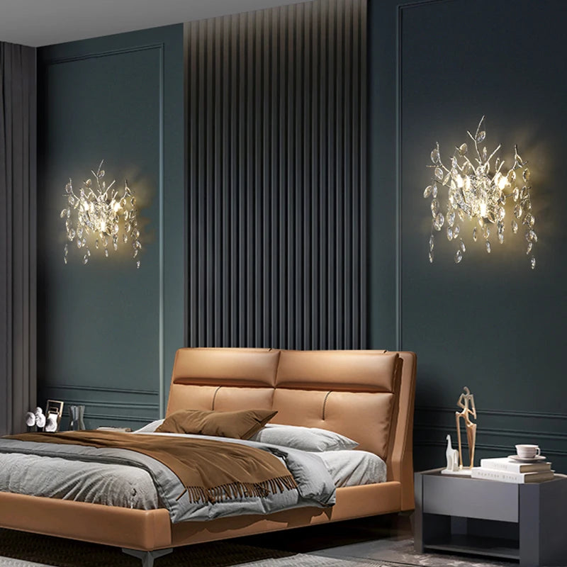 Applique murale LED en cristal - vue 5 sur 8