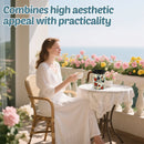 Théière isotherme vintage motifs floraux infuseur thermostat intégré