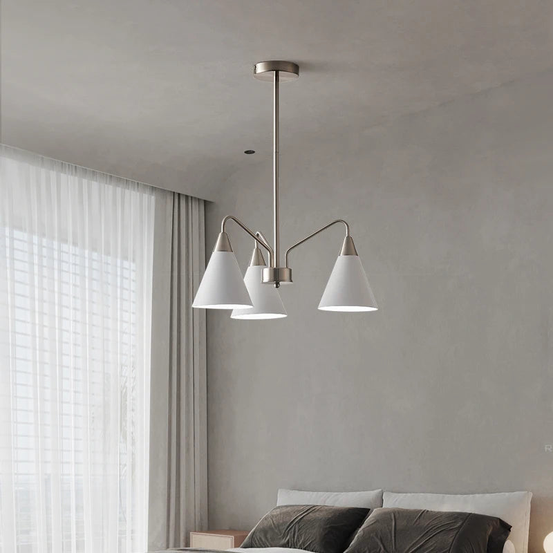 lustre rétro médiéval en fer pour décoration intérieure minimaliste
