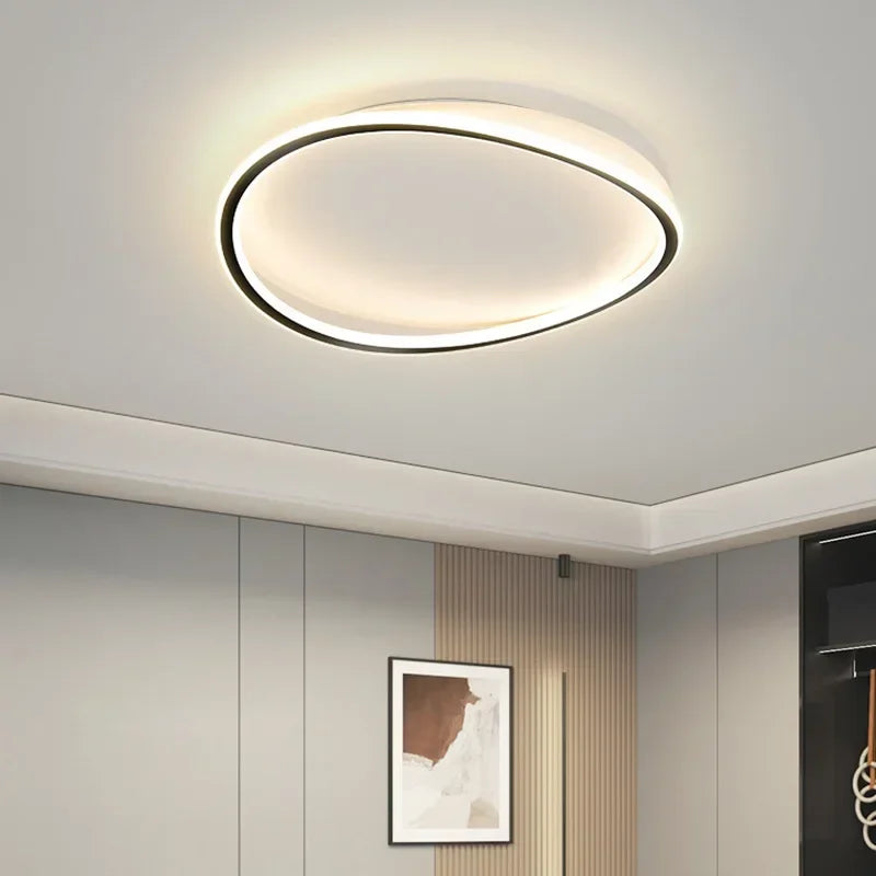 lustre moderne à leds pour décoration intérieure - vue 4 sur 12