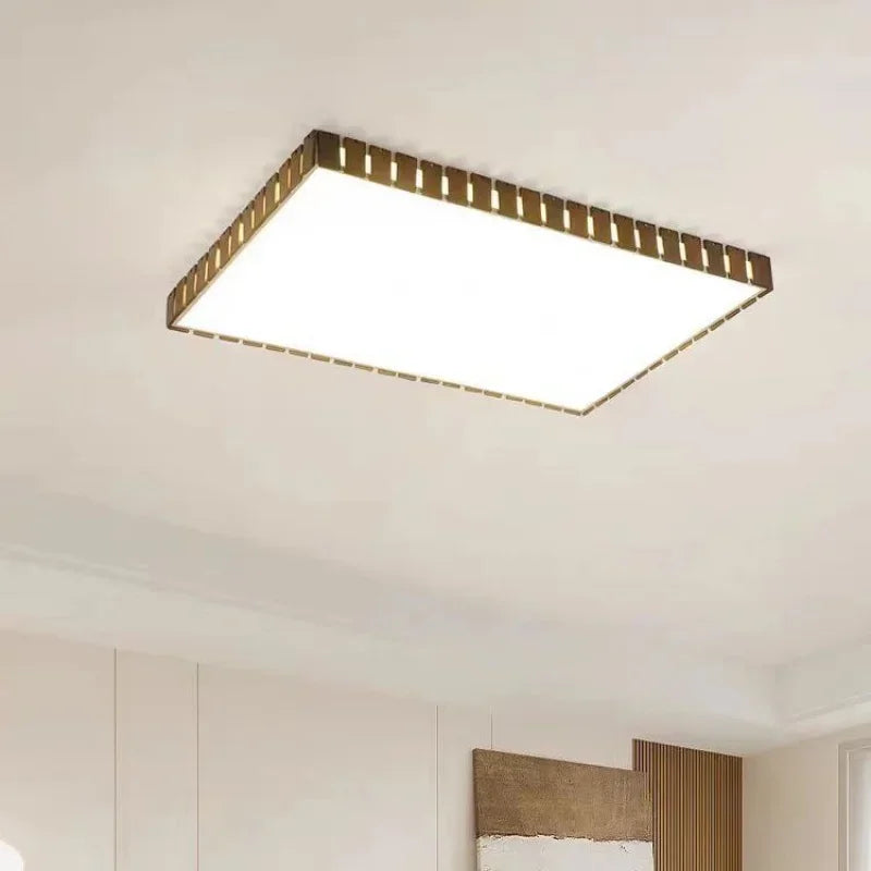 Plafonnier rond Tatami chambre principale lumière lampes d'étude de salon simples - vue 3 sur 5