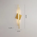 applique murale en cuivre pour décoration murale moderne et éclairage LED
