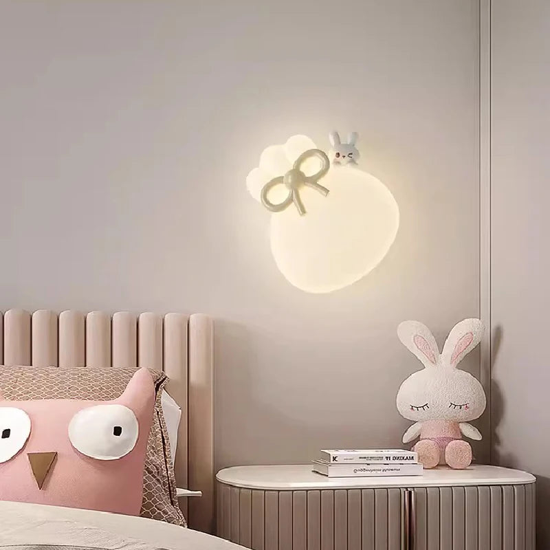 applique murale lapin et ours pour chambre enfant décorative - vue 4 sur 8