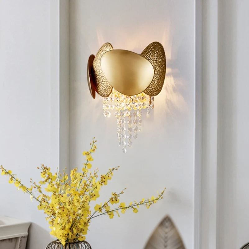 Applique murale en cristal Vintage créative de luxe - vue 2 sur 7